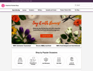 gladrichflowers.com screenshot