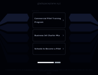 gladspaceplane.xyz screenshot