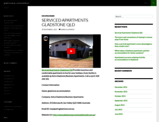 gladstoneaccommodation.wordpress.com screenshot