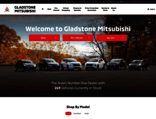 gladstonemitsubishi.com screenshot