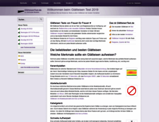 glaetteisen-test.de screenshot