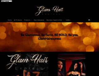glamhairexpress.com screenshot