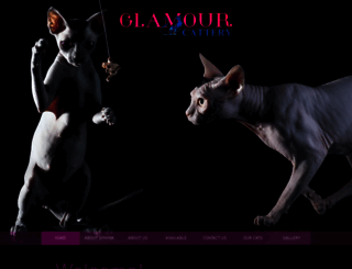 glamourcattery.com screenshot