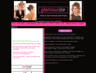 glamourize.co.za screenshot