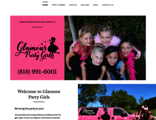 glamourpartygirls.com screenshot