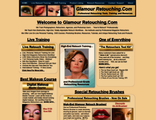 glamourretouching.com screenshot