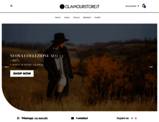 glamourstore.it screenshot