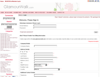 glamourwalk.com screenshot