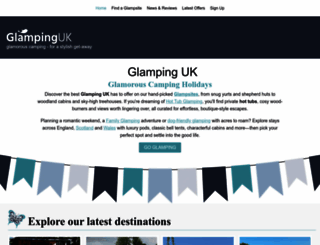 glamping-uk.co.uk screenshot