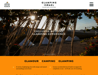 glamping.co.il screenshot