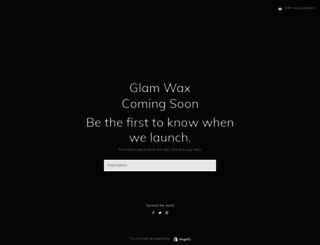 glamwax.co.uk screenshot