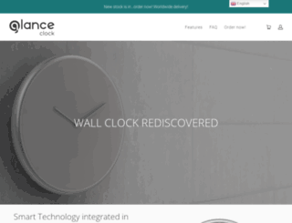 glanceclock.com screenshot