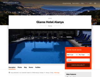 glaros.hotelsofalanya.com screenshot
