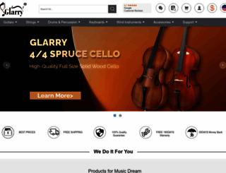 glarrymusic.com screenshot