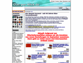 glas-per-klick.de screenshot