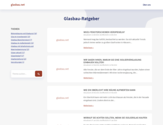 glasbau.net screenshot