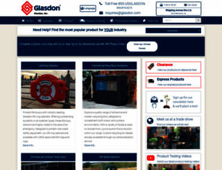 glasdon.com screenshot