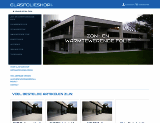 glasfolieshop.be screenshot