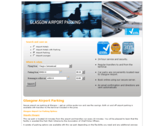 glasgow-airport-car-parking.co.uk screenshot