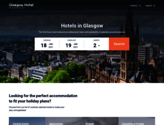 glasgow-hotels-uk.com screenshot