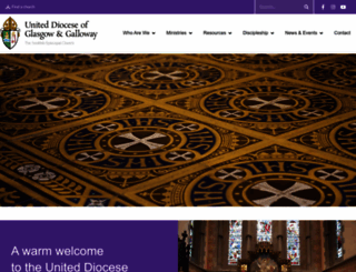 glasgow.anglican.org screenshot