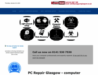 glasgowcomputersupport.co.uk screenshot