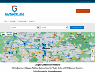 glasgowlist.com screenshot