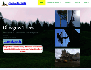 glasgowtrees.co.uk screenshot