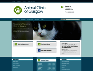 glasgowvetclinic.com screenshot