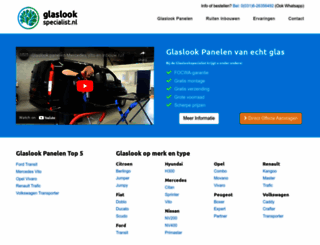 glaslookspecialist.nl screenshot