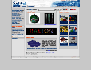 glass.cz screenshot