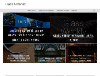 glassalmanac.com screenshot