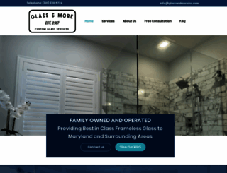 glassandmoreinc.com screenshot