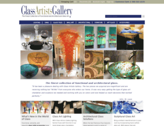 glassartistsgallery.com screenshot