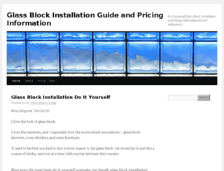 glassblockinstallation.net screenshot