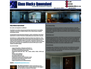 glassblocksqueensland.com.au screenshot