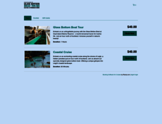 glassbottomboat.rezdy.com screenshot