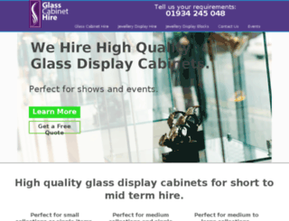 glasscabinets.mistertestit.com screenshot