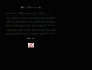 glassdimensions.com screenshot