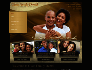glassfamilydental.com screenshot