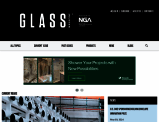 glassmagazine.com screenshot