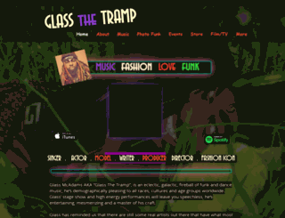 glassthetramp.com screenshot