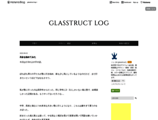 glasstruct.hatenablog.com screenshot