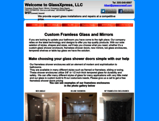 glassxpressfl.com screenshot