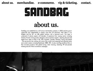 glastonbury.sandbaghq.com screenshot