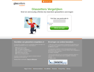 glaszetters-vergelijken.nl screenshot