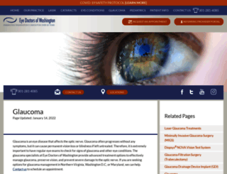 glaucoma-dc.com screenshot