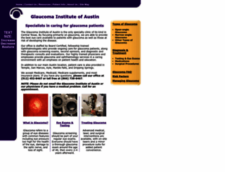 glaucomainstitute.net screenshot