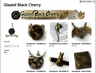 glazedblackcherry.storenvy.com screenshot