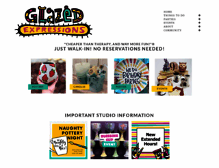 glazedexpressions.com screenshot